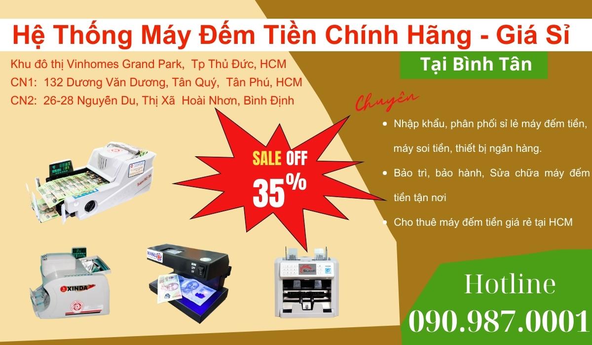 Bán Máy Đếm Tiền Giá rẻ tại Bình Tân