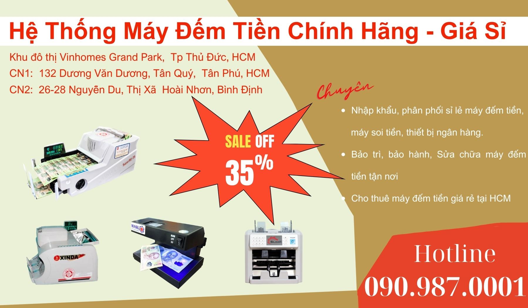 Máy Đếm Tiền Chính Hãng