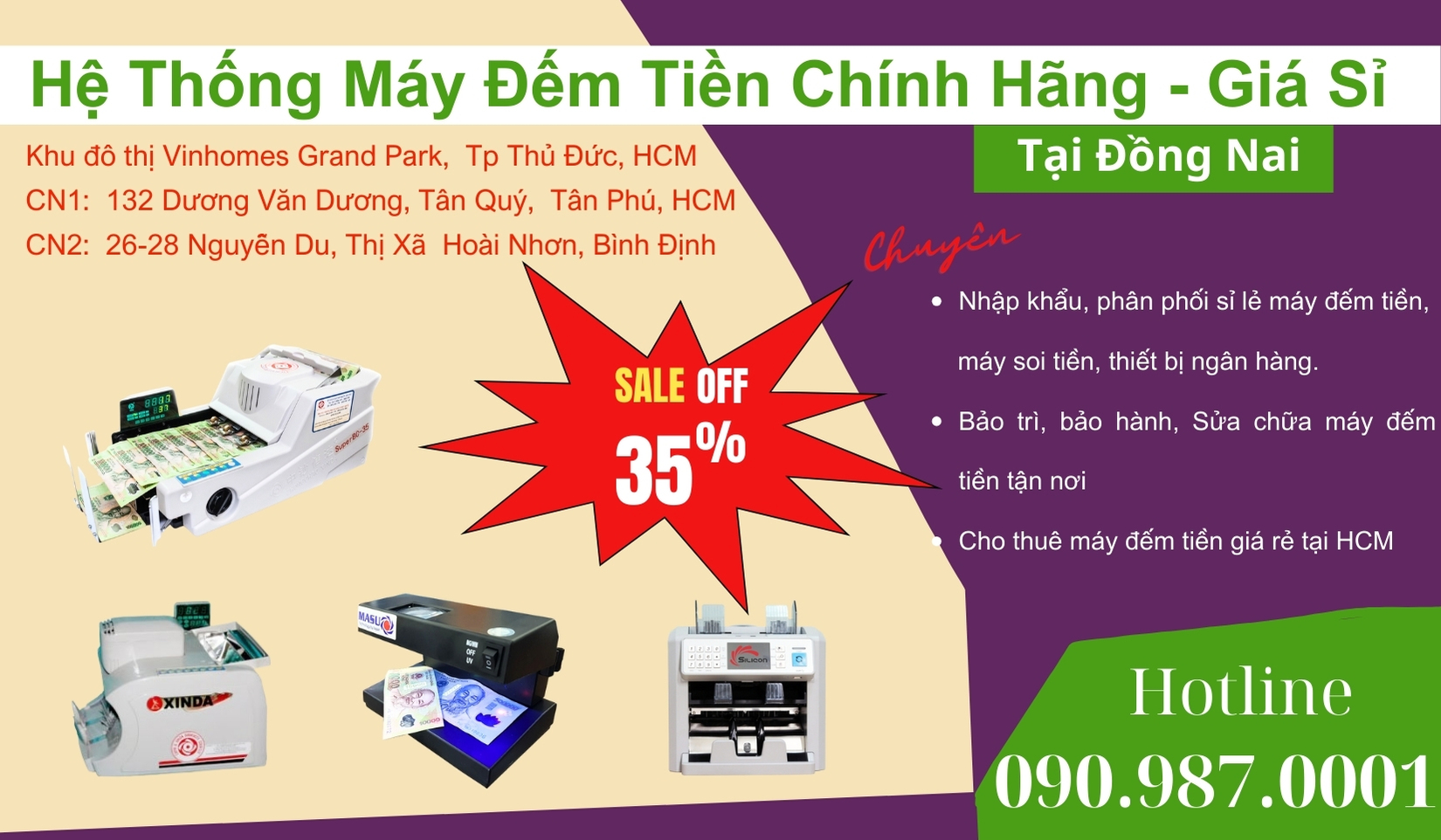 Máy Đếm Tiền Giá Rẻ tại Đồng Nai