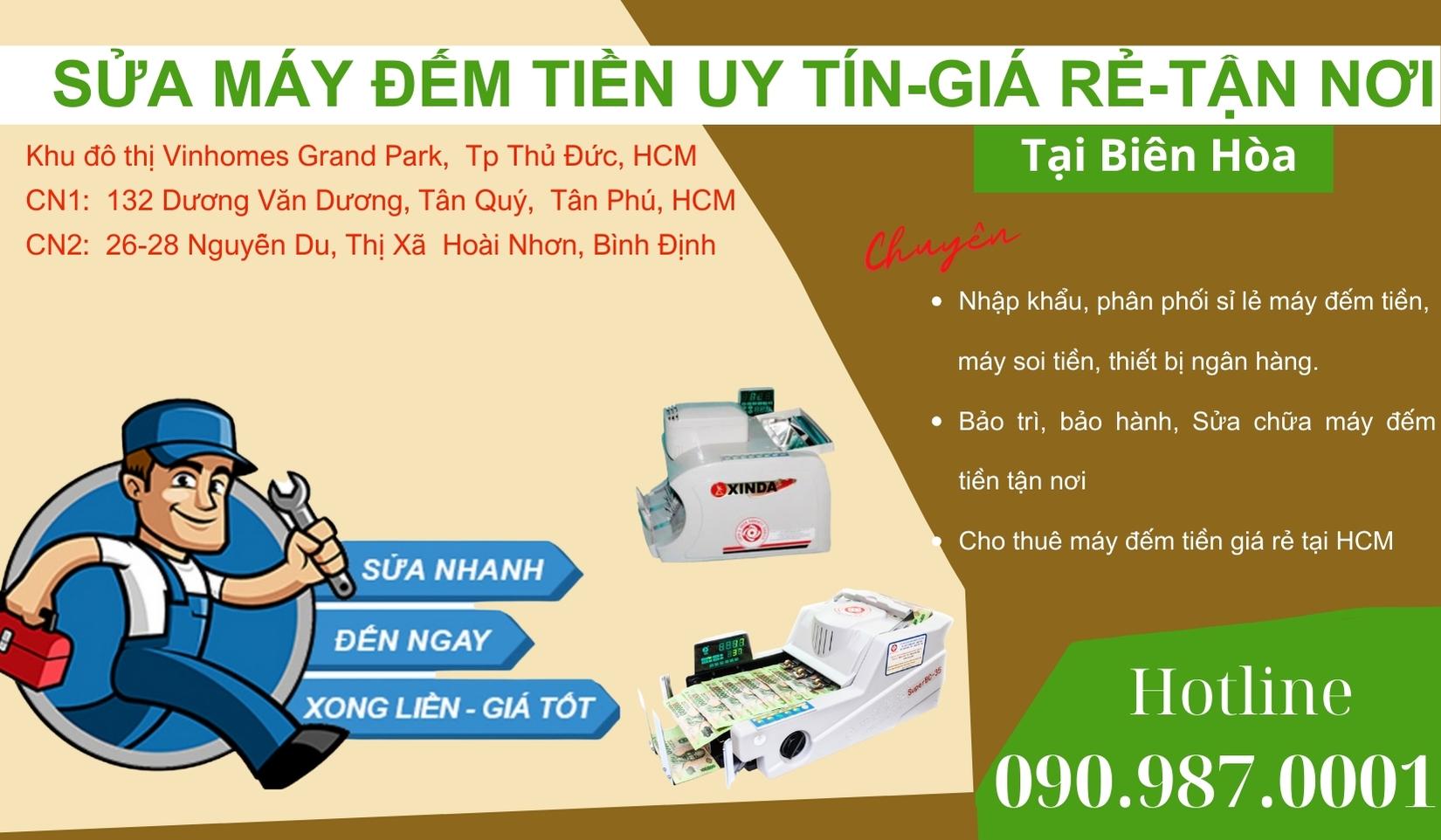 Sửa Máy Đếm Tiền tận nơi tại Biên Hòa