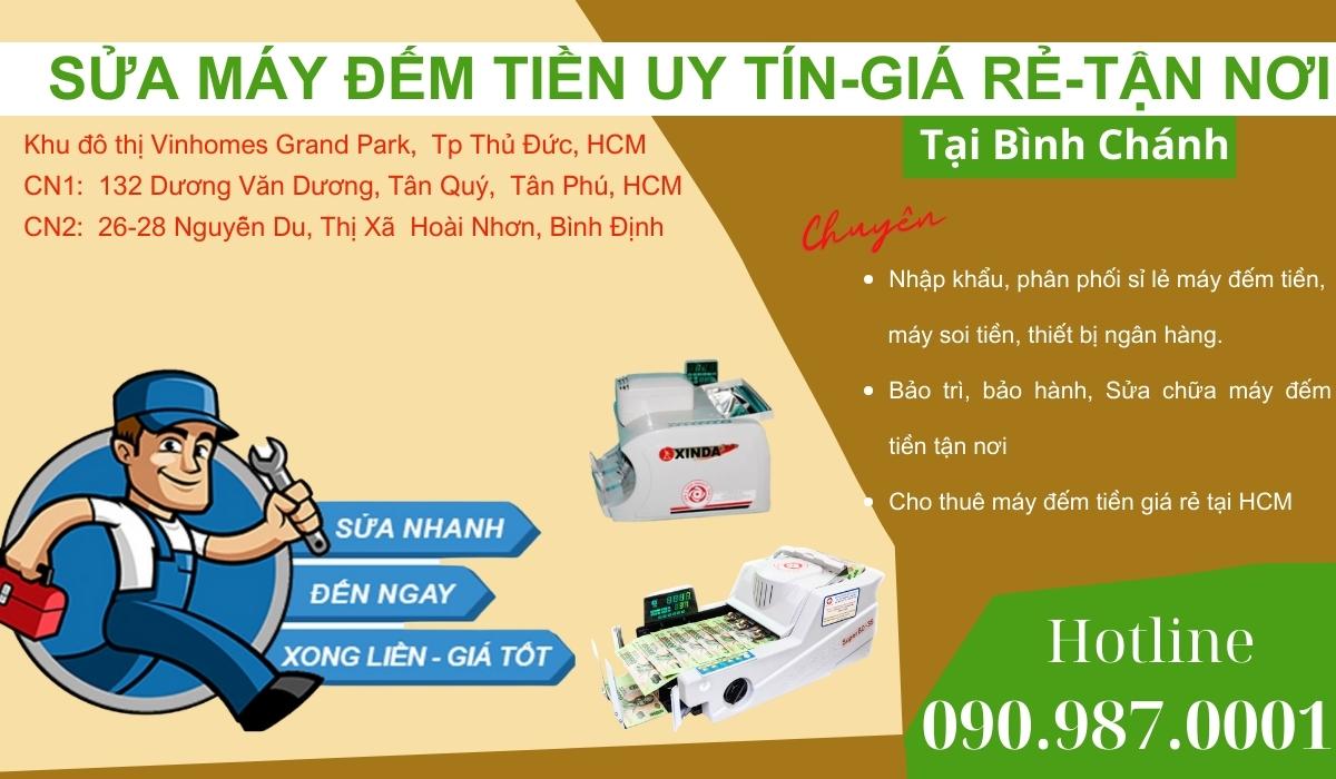 Sửa Máy Đếm Tiền tận nơi tại Bình Chánh