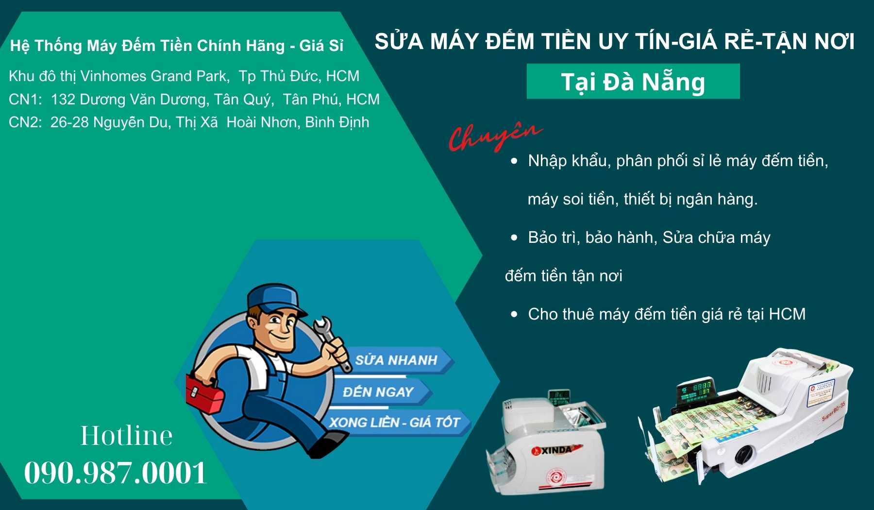 Sửa Máy đếm tiền Giá rẻ Tận nơi Tại Đà Nẵng