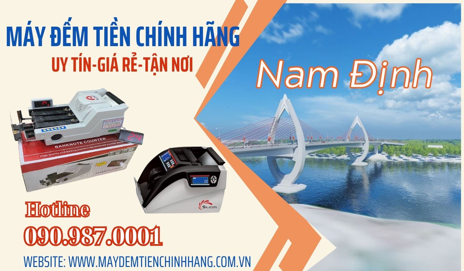 Bán máy đếm tiền tại Nam Định giao hàng tận nơi